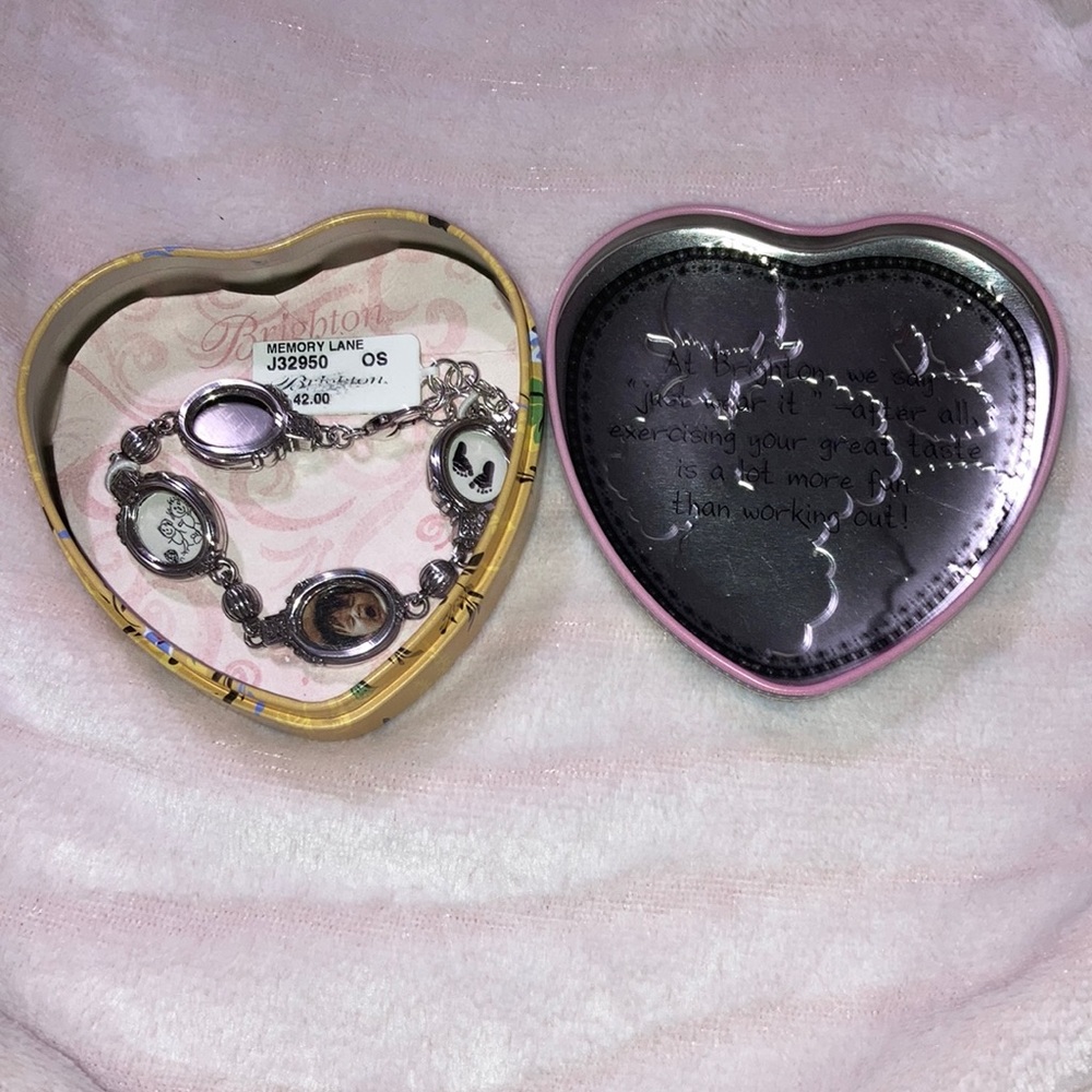 Brighton NWT Brighton Memory Lane-locket style bracelet- add your own pictures